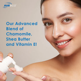 EYEECO Gentle Tea Tree Oil Eyelid & Facial Cleanser back view