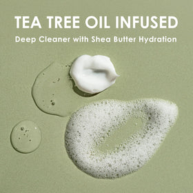 EYEECO Gentle Tea Tree Oil Eyelid & Facial Cleanser with pump