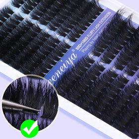 Eyelash brush included in Geeneiya lash extension kit