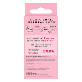 Eylure Pre-Glued False Eyelashes Naturals No. 003 with applicator