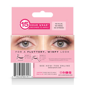 Eylure Pre-Glued False Eyelashes No. 003 detailed view