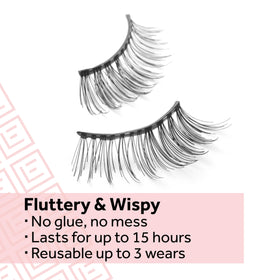 Eylure Pre-Glued False Eyelashes No. 003 on model's eyes
