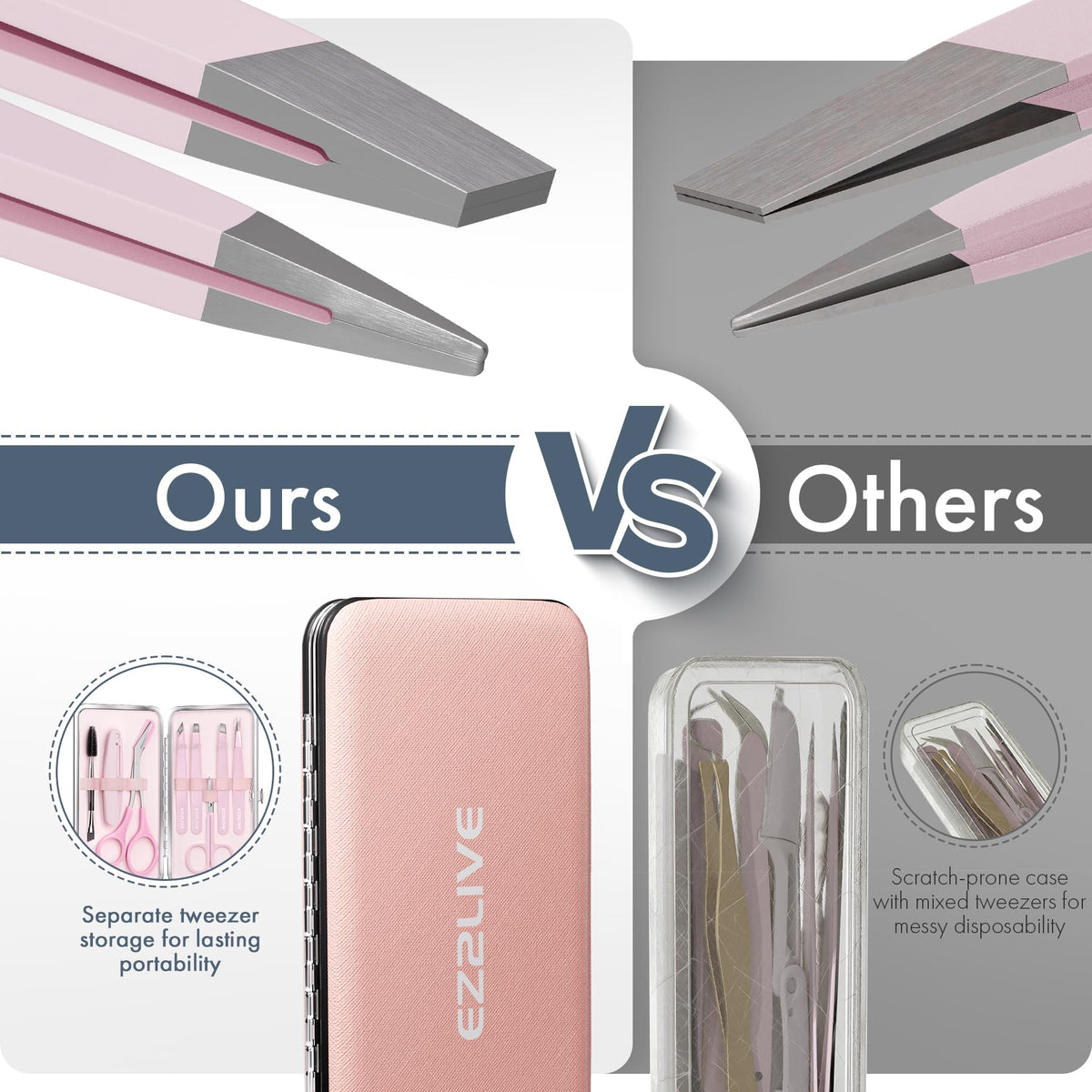 EZ2LIVE double-sided brush for grooming