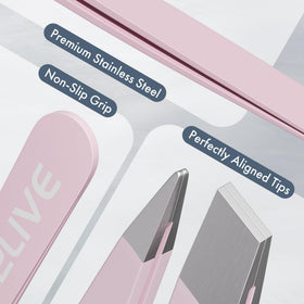 EZ2LIVE eyebrow razor and trimmer in light pink