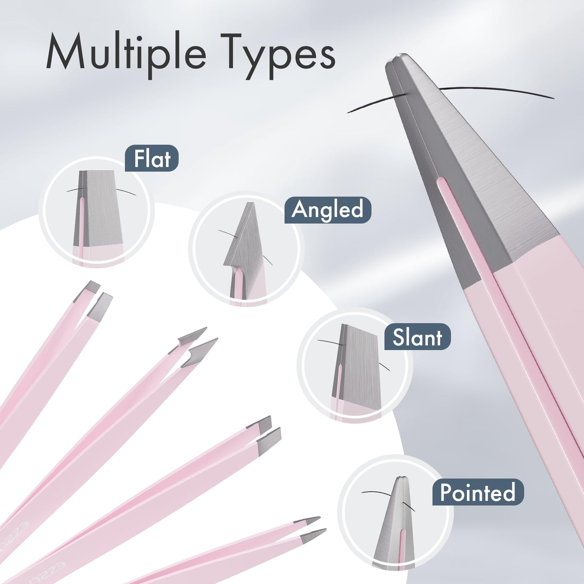 EZ2LIVE eyebrow scissors included in the kit