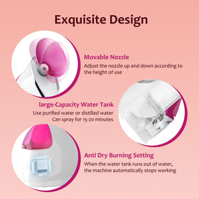 EZBASICS Facial Steamer showing power button