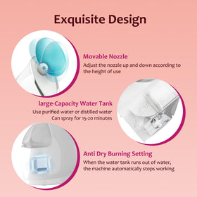 EZBASICS Facial Steamer with aromatherapy pads