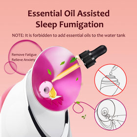 EZBASICS Facial Steamer with mist effect on skin