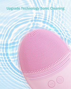 EZBASICS Silicone Facial Cleansing Brush back view