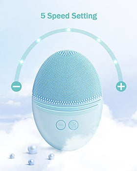 EZBASICS Silicone Facial Cleansing Brush in packaging