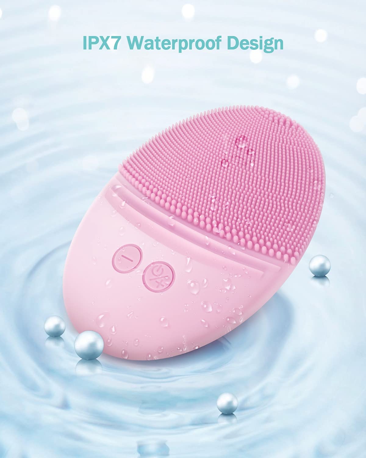 EZBASICS Silicone Facial Cleansing Brush packaging