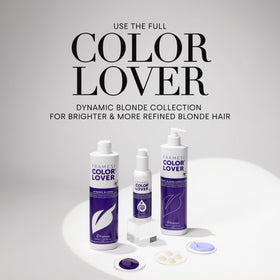F Framesi Color Lover Dynamic Blonde Conditioner on a bathroom shelf