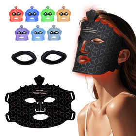 Facego Red Light Mask front view with adjustable straps