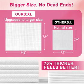 FACEMADE Disposable Face Towels showing double-sided design