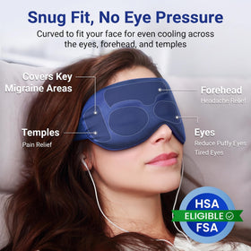 Facemoon Cooling Eye Mask close-up of cooling gel inside