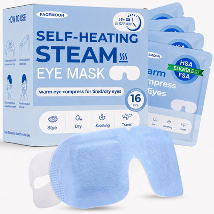 Facemoon self-heating steam eye mask front view