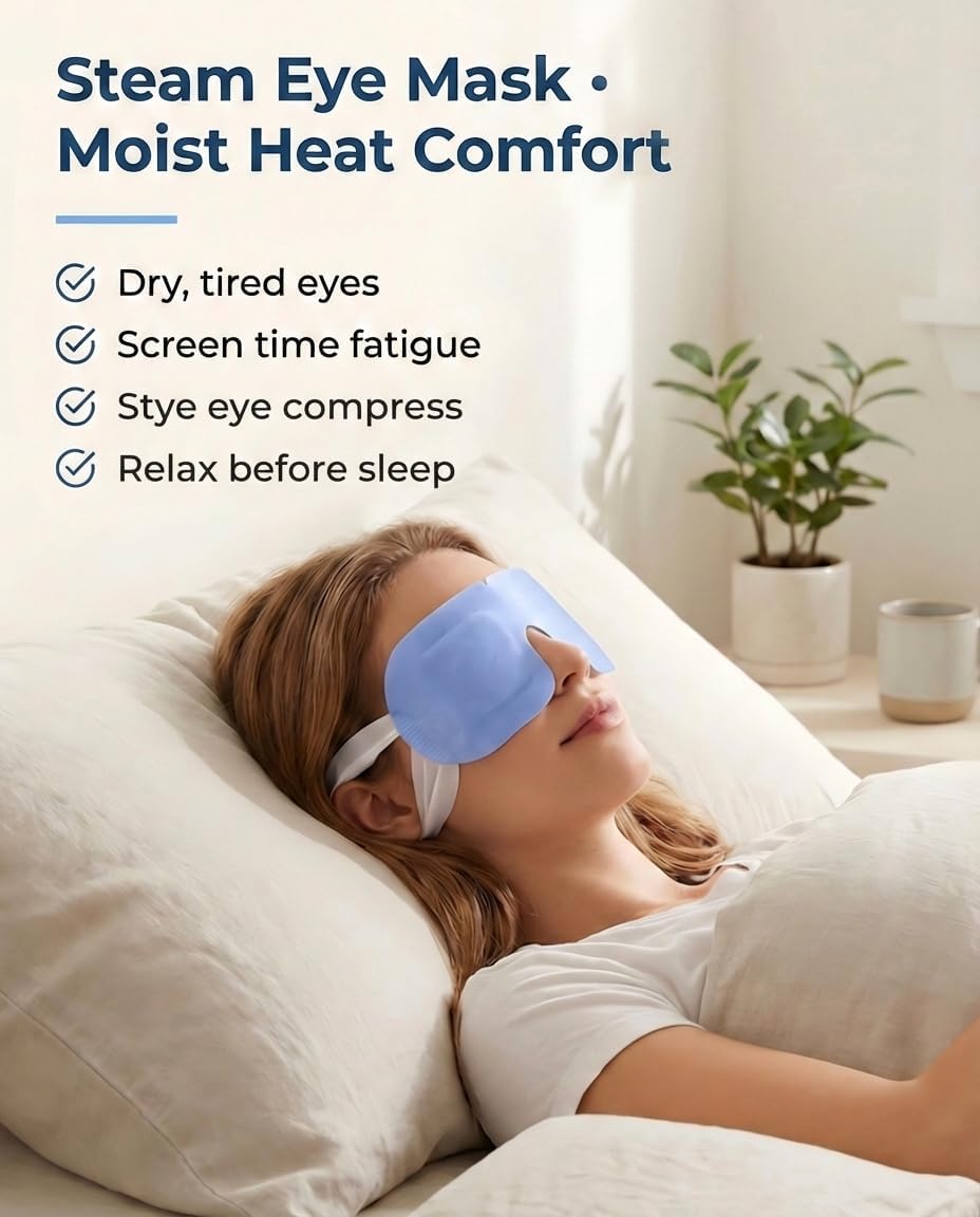 Facemoon Self Heating Steam Eye Mask individual packaging