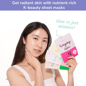 FACETORY Everyday 8 Korean Face Mask packaging detail