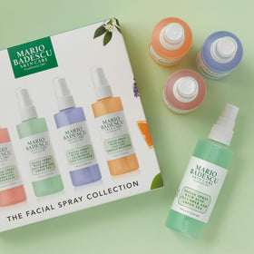 Facial Spray with Aloe, Cucumber and Green Tea bottle close-up