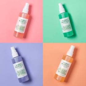 Facial Spray with Aloe, Herbs and Rosewater bottle close-up
