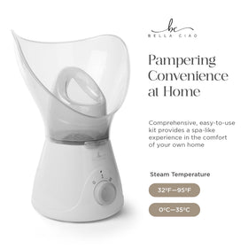 Facial steaming tools included in the Bella Ciao kit