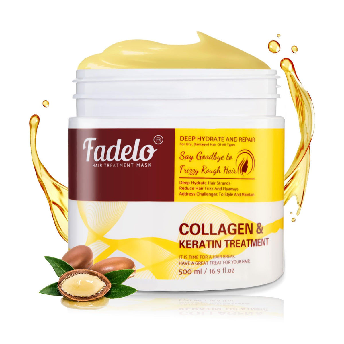 Fadelo Collagen Hair Mask 500ml front view