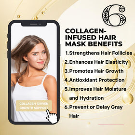 Fadelo Collagen Hair Mask in bathroom setting