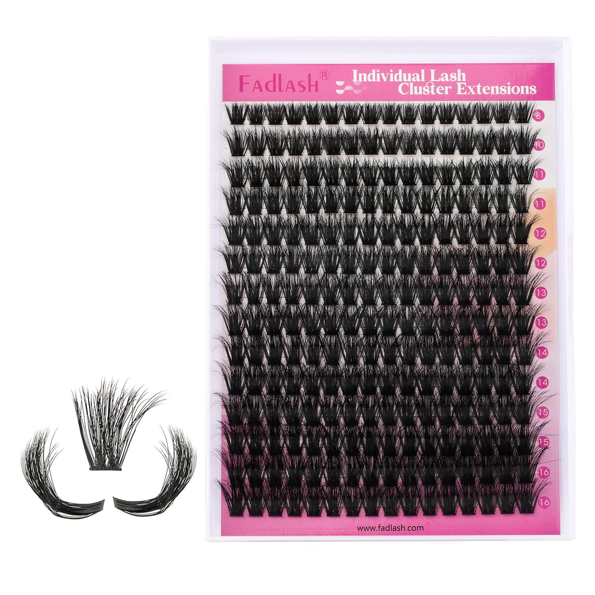 FADLASH 100D Lash Clusters close-up