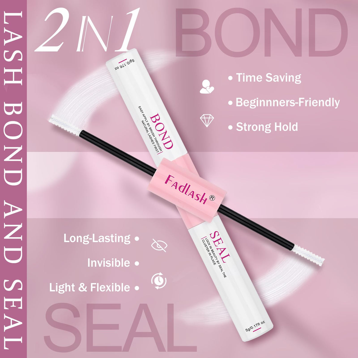 FADLASH Cluster Eyelash Extensions Kit packaging