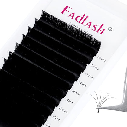 FADLASH Easy Fan Lash Extension Mixed Tray front view