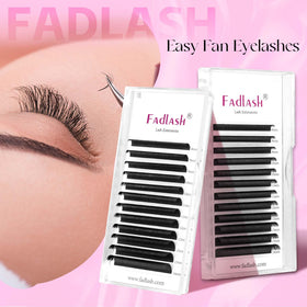 FADLASH Easy Fan Lash Extension mixed tray overview