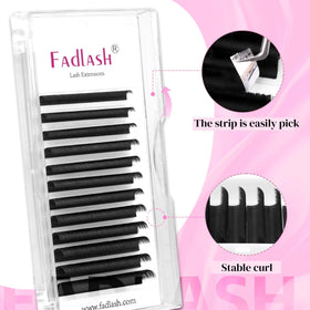 FADLASH Easy Fan Lash Extensions application example