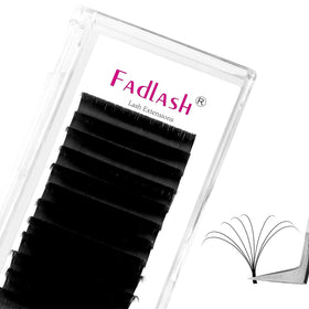 FADLASH Easy Fan Lash Extensions D Curl 0.07 8-14mm packaging front view
