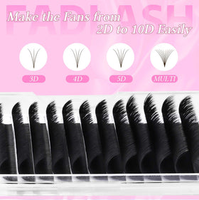FADLASH Easy Fan Lash Extensions lash artist working