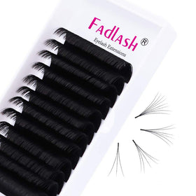 FADLASH Easy Fan Lashes 0.03 C Curl 16mm front view