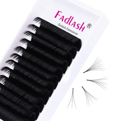FADLASH Easy Fan Lashes 0.03 C Curl 16mm front view
