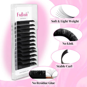 FADLASH easy fan lashes close-up showing texture
