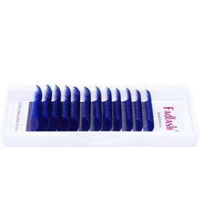 FADLASH Easy Fan Lashes D Curl mixed tray display