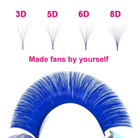 FADLASH Easy Fan Lashes D Curl showing stable curl