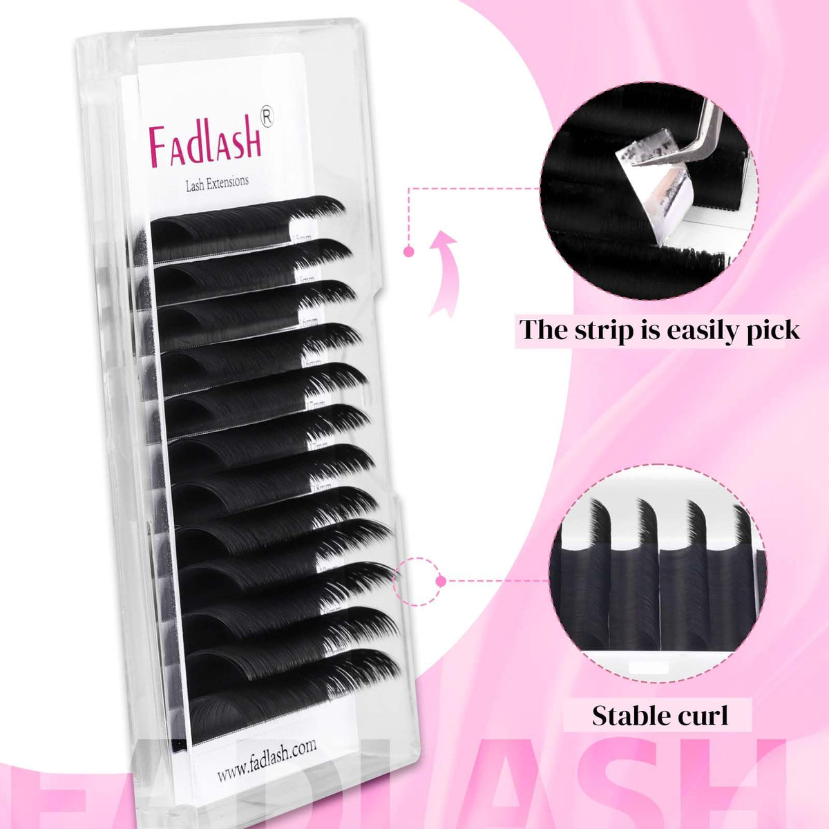 FADLASH easy fan lashes in professional setup