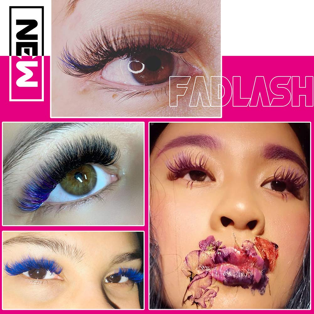 FADLASH Easy Fan Lashes in use on model
