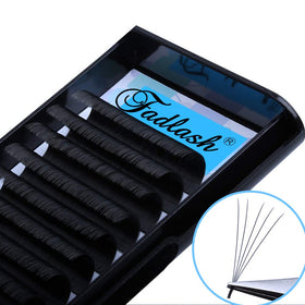FADLASH easy fan lashes showing sticky lash strip