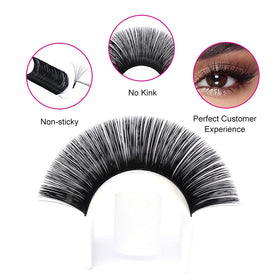 FADLASH Easy Fan Volume Lashes 0.03-B mixed tray packaging