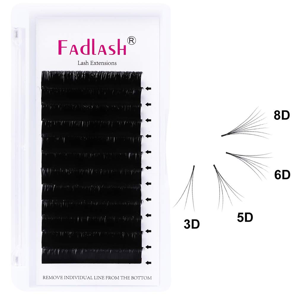 FADLASH Easy Fan Volume Lashes displayed on a beauty table
