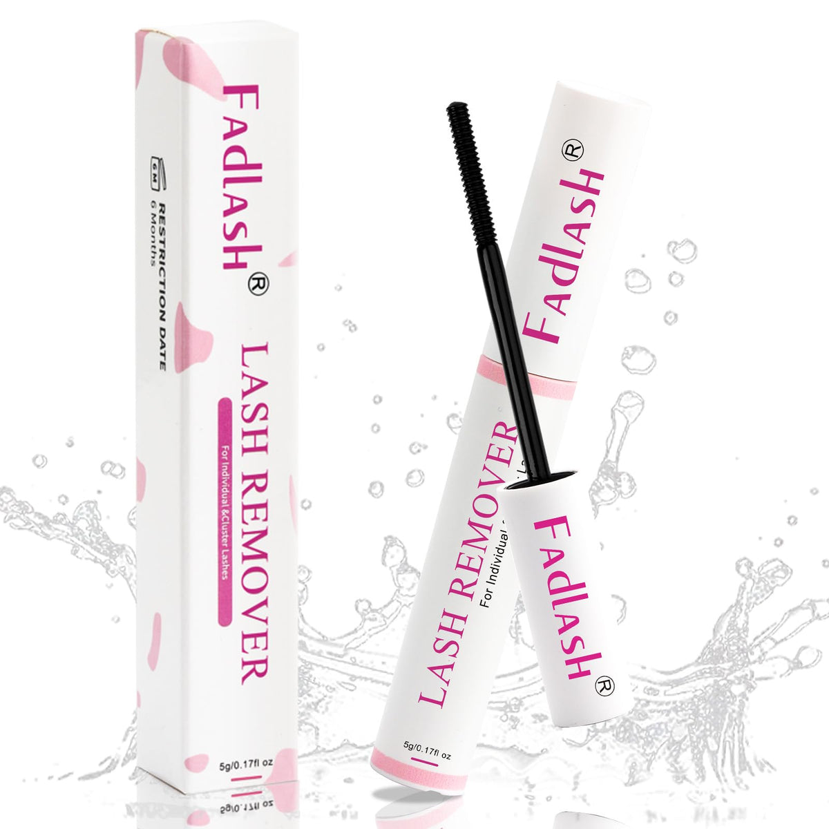 FADLASH Eyelash Glue Remover on a vanity table