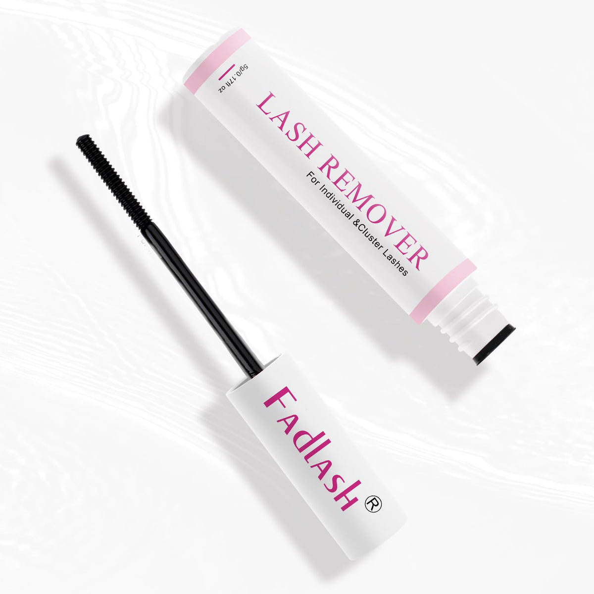 FADLASH Eyelash Remover 5ml with a clean cotton pad