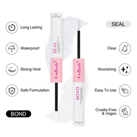FADLASH Lash Bond and Seal 10ml back view showing packaging