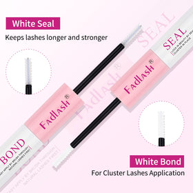 FADLASH Lash Bond and Seal 10ml tube on a makeup table