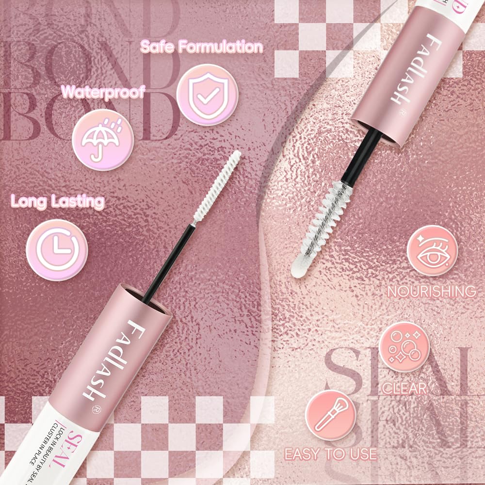 FADLASH Lash Bond and Seal 12ml packaging with instructions