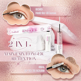 FADLASH Lash Bond and Seal 12ml with beauty accessories